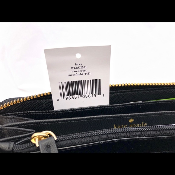 Kate spade hazel court Lacey zip around wallet bow - Picture 7 of 7